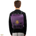 Sac à dos Wednesday Nevermore Academy Purple posé sur une surface