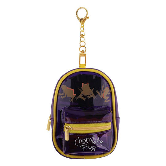 Porte-clés peluche Harry Potter Chocolate Frog officiel Cinereplicas, vue de face.