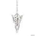 Le pendentif Evenstar et son collier en velours noir de 50 cm, présentés sur un fond clair.