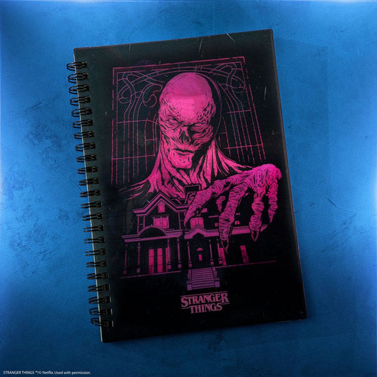 Carnet de notes Stranger Things Vecna, couverture rigide