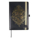 Carnet et stylo du set de papeterie Harry Potter avec le blason de Poudlard