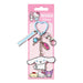 Détail du porte-clés Hello Kitty Cinnamoroll en alliage de zinc