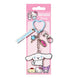 Détail du porte-clés Hello Kitty Cinnamoroll en alliage de zinc