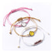 Pack de 3 bracelets Molang et Piu Piu 18 cm de The Carat Shop sur un fond clair