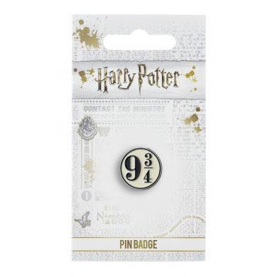 Pin's Harry Potter Quai 9 3/4 The Carat Shop, détail du logo et de la qualité.