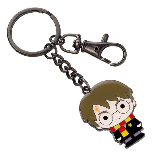 Porte-clés Harry Potter plaqué argent Cutie Collection avec le personnage de Harry Potter