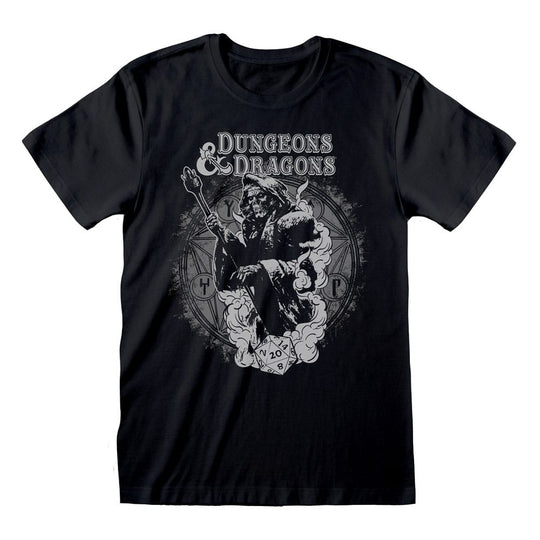 T-Shirt Dungeons & Dragons Lich officiel taille S, motif squelette magicien, sur fond neutre