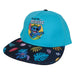 Casquette Lilo & Stitch Hip Hop 'Here For The Music' vue de face, logo Stitch.