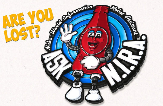 Gros plan sur le ticket d'entrée Nuka-World et le plan du parc.