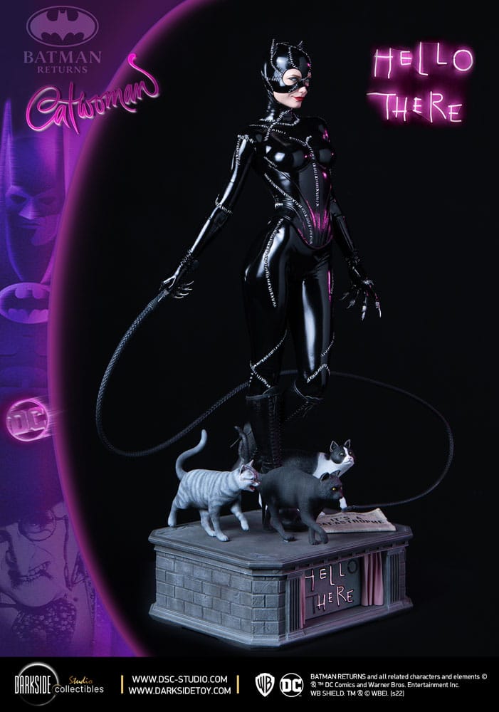 Statuette Catwoman Darkside Collectibles - Pose dynamique