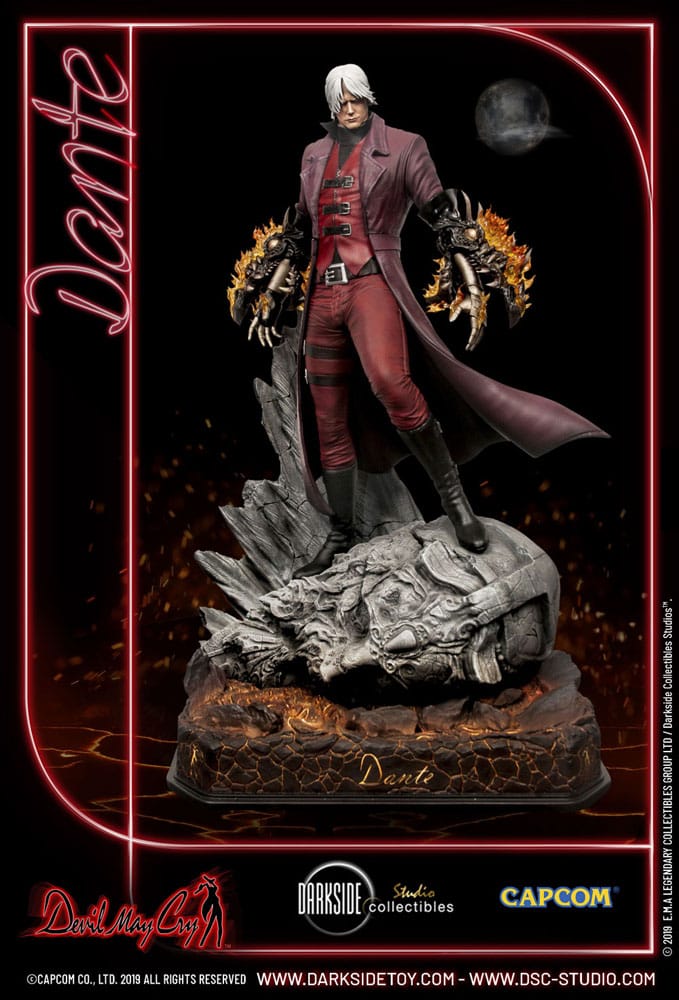 Dante en pleine action, statuette Devil May Cry 1/4