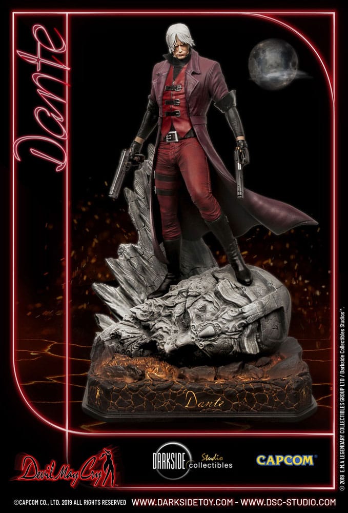 Statuette Dante Devil May Cry avec épée Rebellion