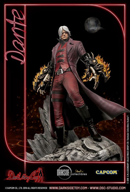 Statuette Dante Devil May Cry, éclairage d'ambiance