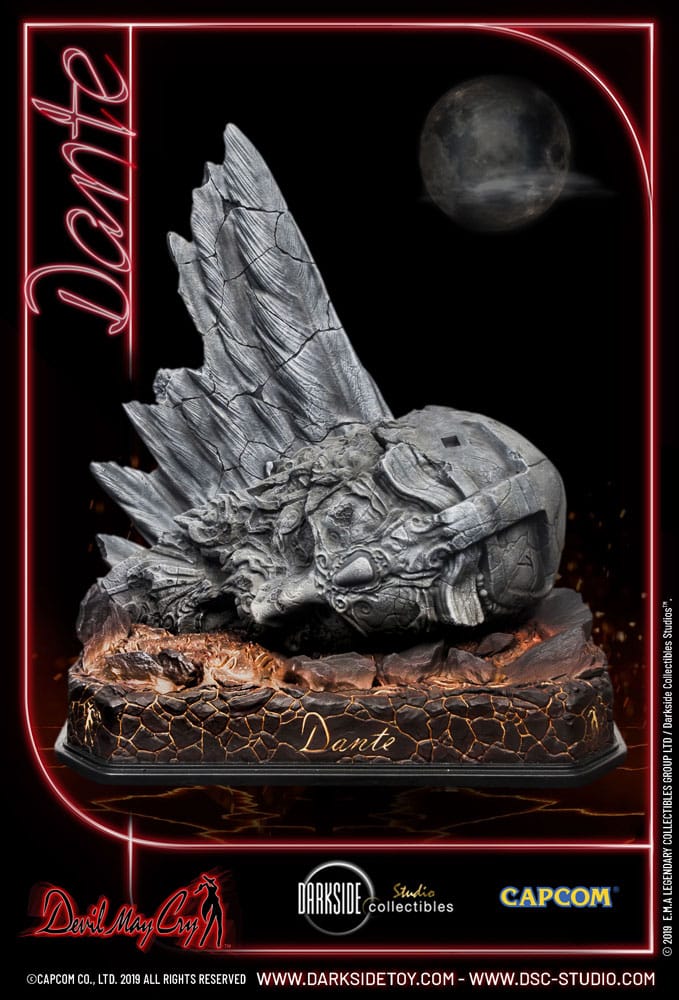 Statuette de collection Devil May Cry, détails du socle