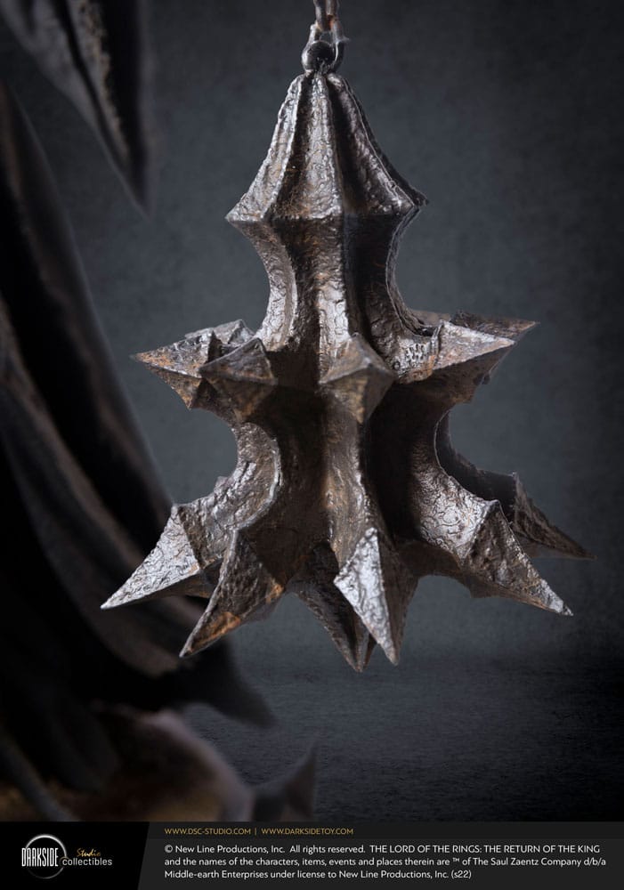 Statuette Witch-King of Angmar en résine peinte à la main