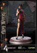 Statuette Ada Wong 50 cm, angle de vue plongeant, impressionnante