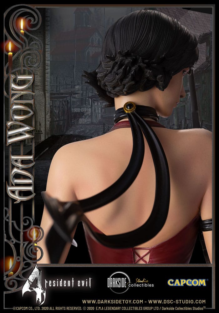 Détail des textures du costume d'Ada Wong, réalisme des matériaux