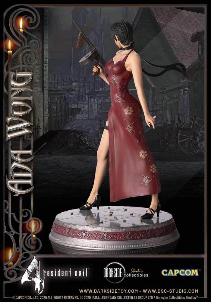 Statuette Ada Wong 50 cm, vue d'ensemble finale, pièce de collection