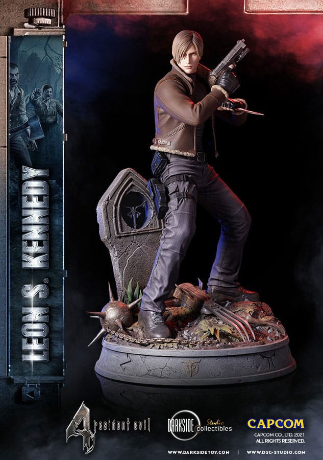 Statuette Leon Kennedy Resident Evil 50cm Darkside Collectibles