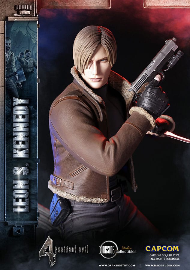Accessoires et mains interchangeables de la statuette Leon Kennedy