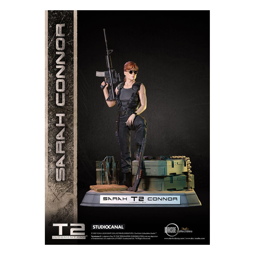 Sarah Connor 1/3 Darkside Collectibles Studio - Pose iconique