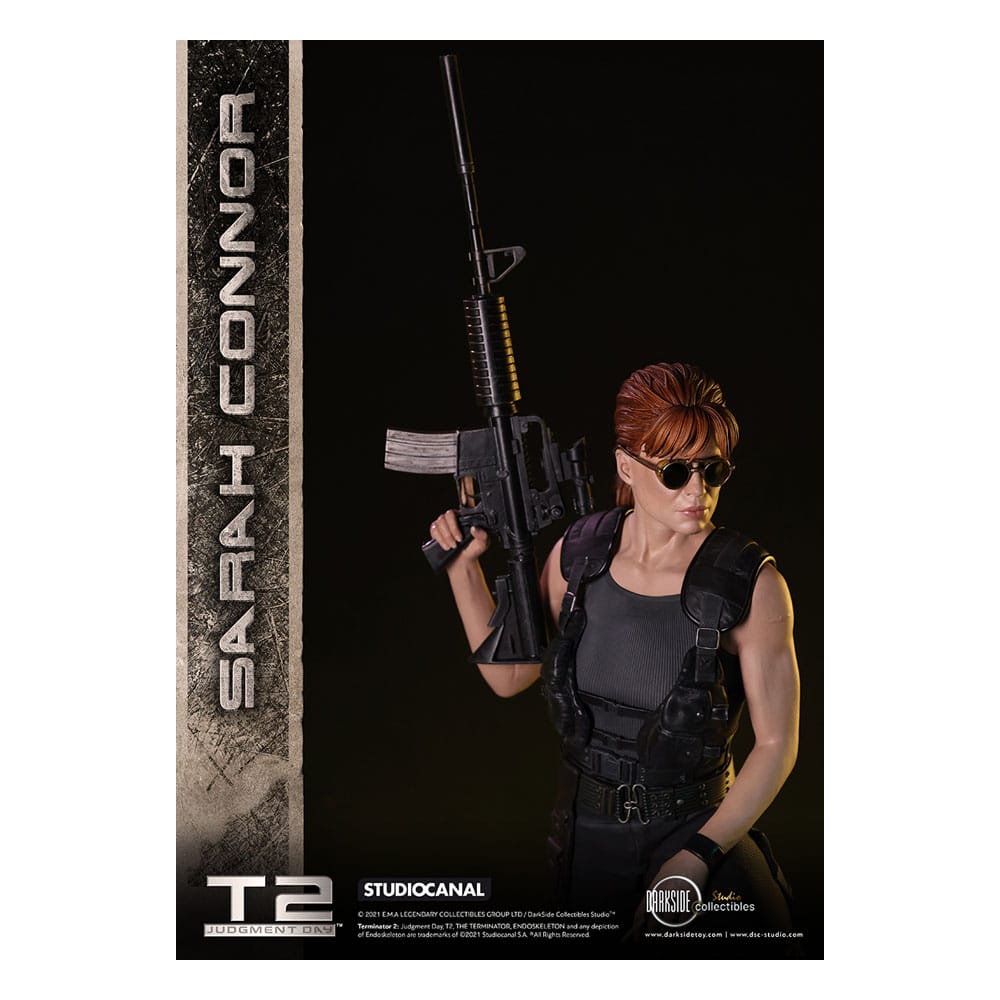 Figurine Terminator 2 Sarah Connor - Vue du haut, perspective plongeante