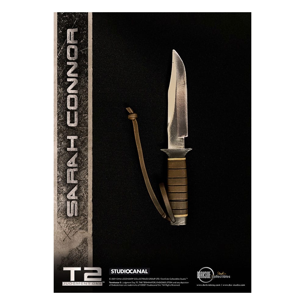 Figurine Sarah Connor Darkside - Gros plan sur le visage et l'intensité