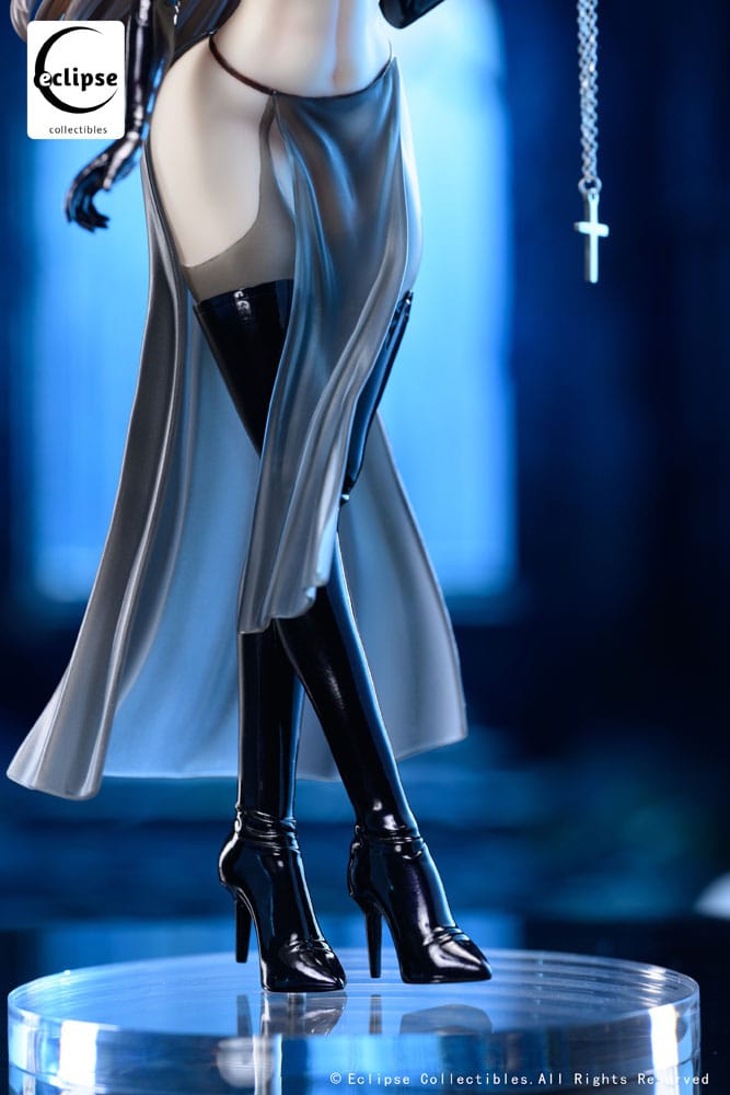 Vue arrière de la figurine Virtuous Nun Grace 1/7