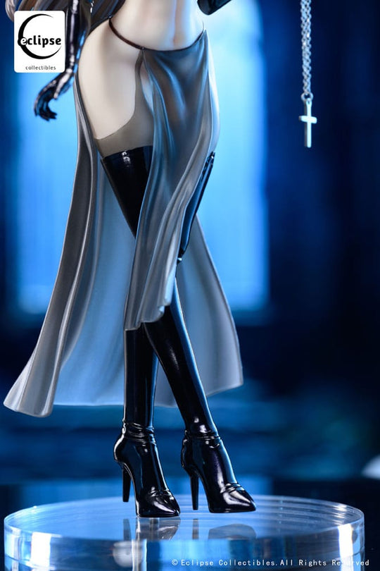 Vue arrière de la figurine Virtuous Nun Grace 1/7