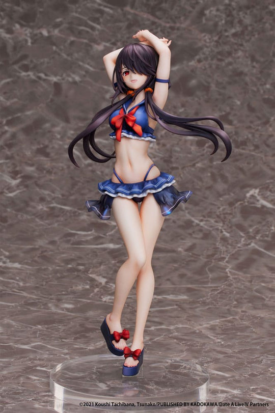 Statuette Kurumi Tokisaki Date a Live IV PVC 1/7 Elcoco vue de face