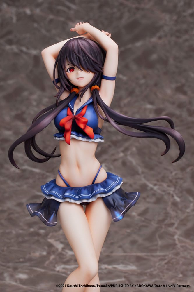 Figurine Kurumi Tokisaki 24 cm avec socle dans son emballage boîte-fenêtre