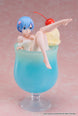 Statuette Rem Re:Zero Cream Soda Ver. 1/7 Elcoco, vue d'ensemble avec socle