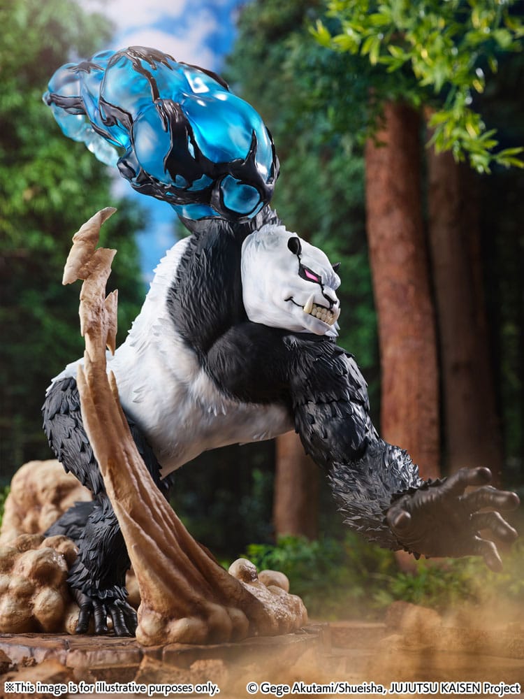 Statuette eStream Panda - Vue rapprochée des matériaux premium