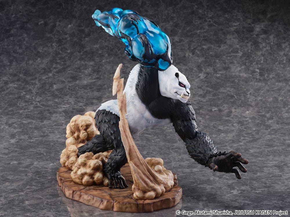 Figurine eStream Panda - Vue du dessus montrant la complexité