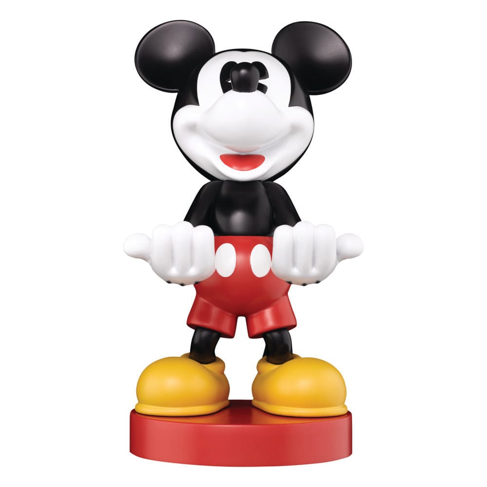 Vue arrière du support Mickey Mouse Cable Guys, montrant les détails de la figurine.