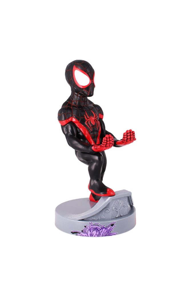Support Cable Guys Miles Morales dans une collection de figurines