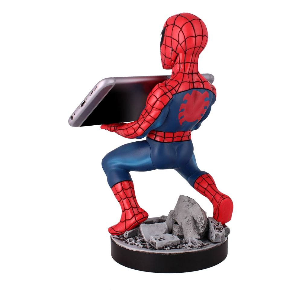 Cable Guy Spider-Man sur un bureau gaming, avec manette Xbox One