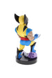 Détail du visage de Wolverine sur le support Cable Guy
