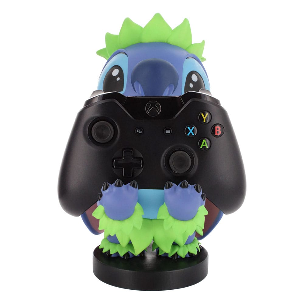 Vue arrière du Cable Guy Stitch Hula 20 cm, montrant les détails de sa tenue