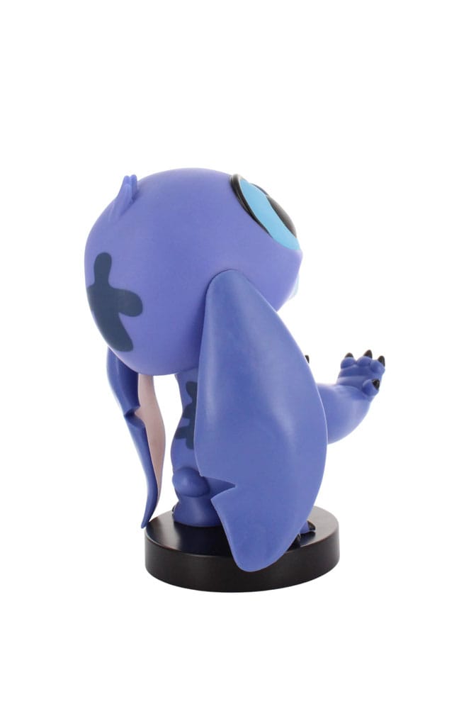 Vue latérale du Cable Guys Smiley Stitch 21cm avec câble USB