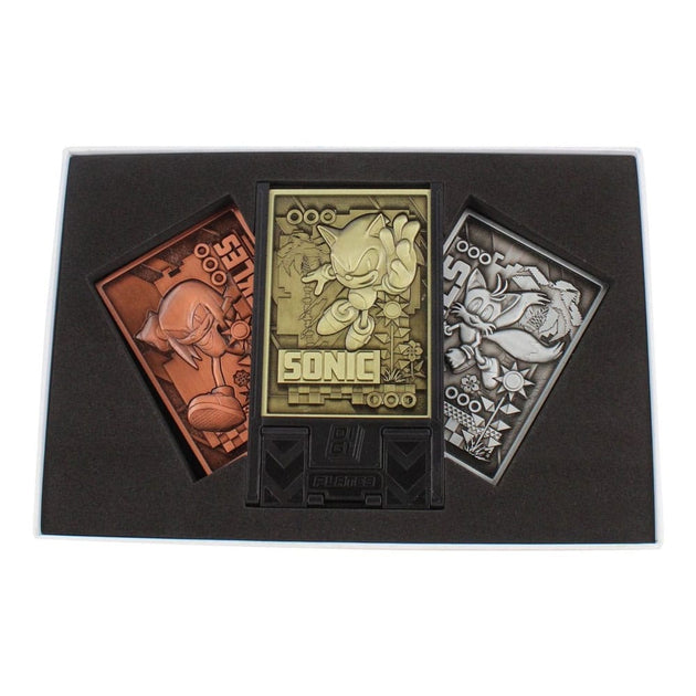 Support smartphone Modern Sonic Digiplates avec 3 cartes de personnages