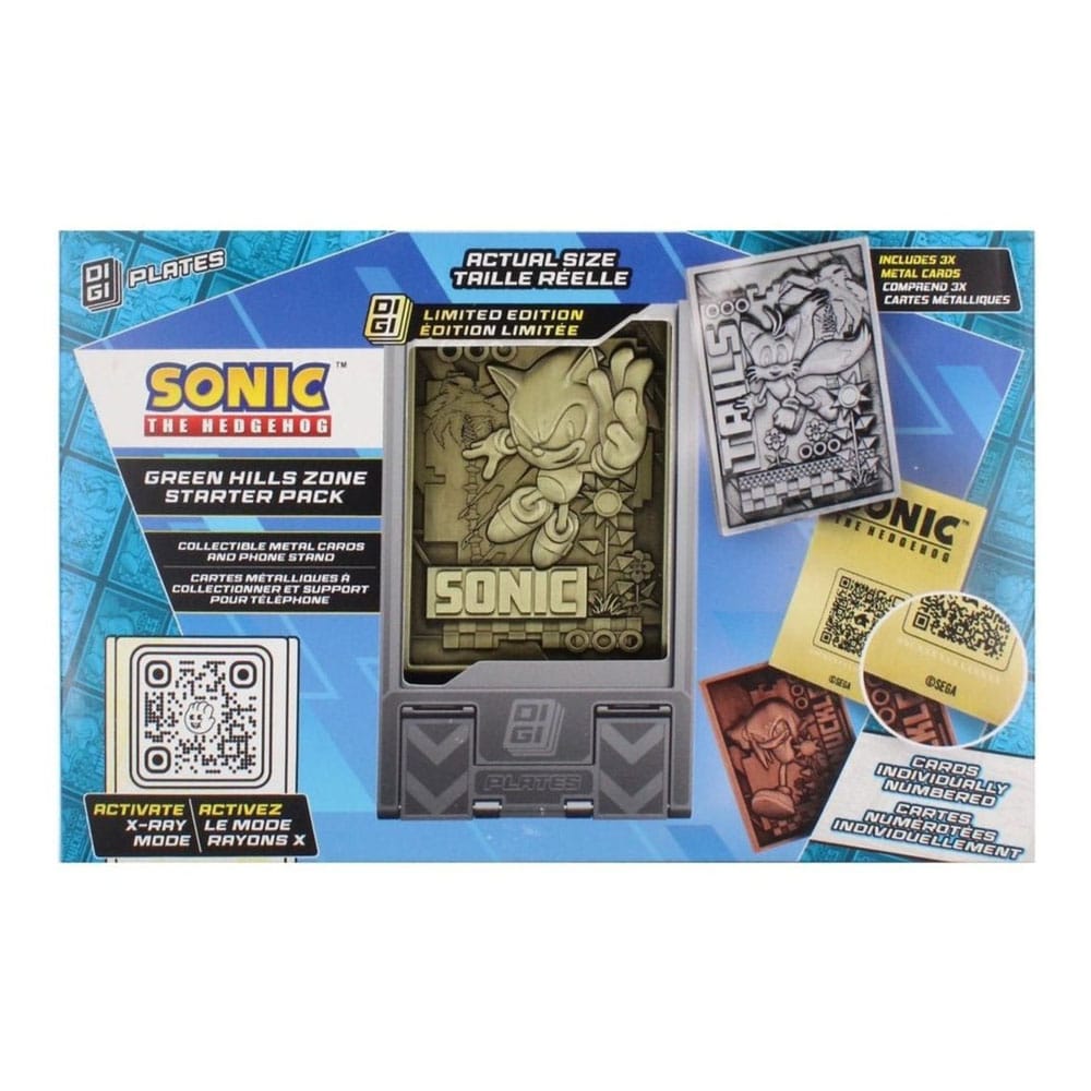 Vue arrière d'une Digiplate Modern Sonic montrant le code QR
