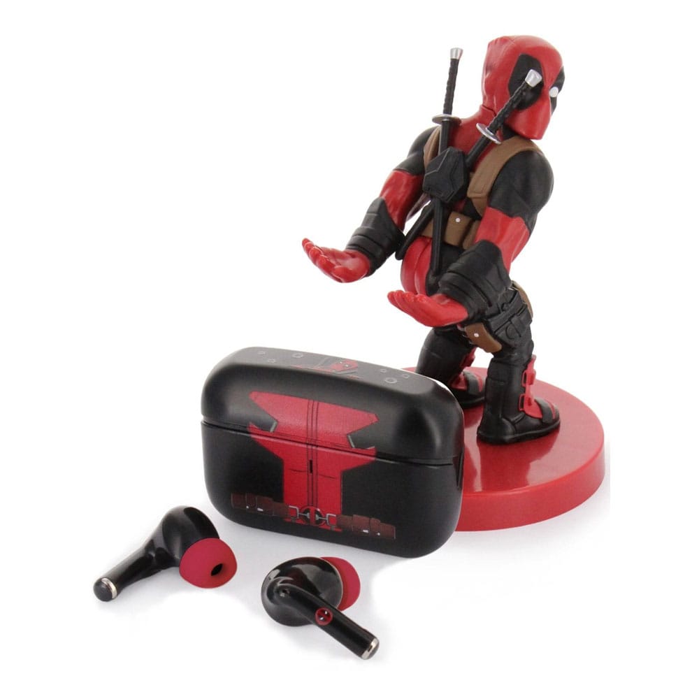 Mini support Holdems Deadpool Marvel avec écouteurs TWS Buds Pro