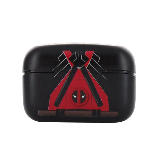 Vue latérale du support Holdems Deadpool Marvel