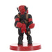 Gros plan sur la tête de la figurine Deadpool Holdems
