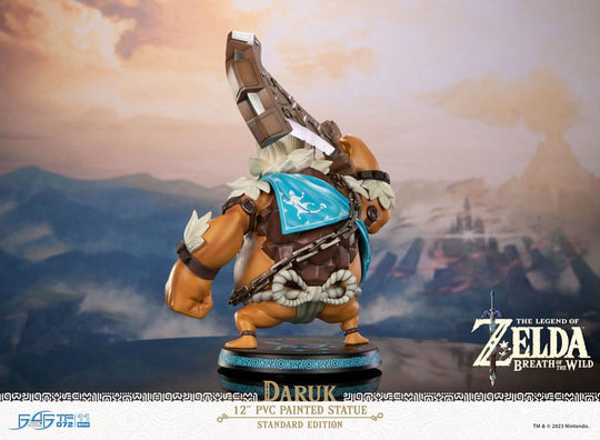 Emballage boîte-fenêtre de la statuette Daruk Zelda BotW