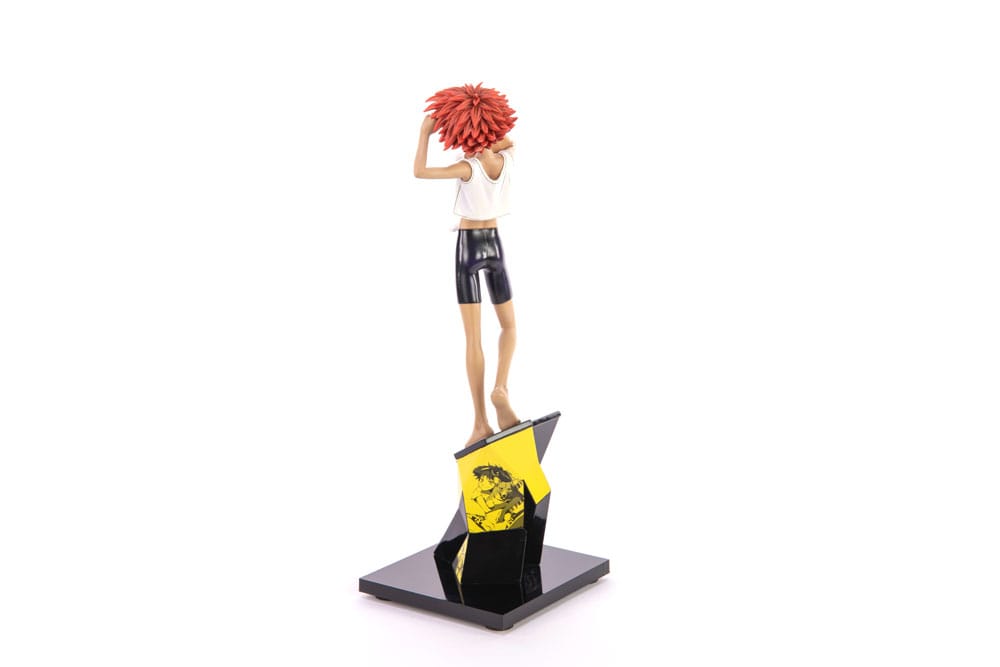 Gros plan sur Ed de la statuette Cowboy Bebop