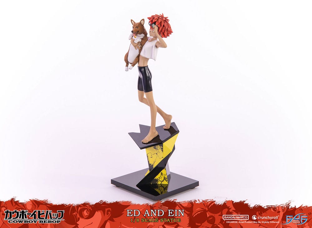 Statuette Ed & Ein First 4 Figures, gros plan sur le collier d'Ein