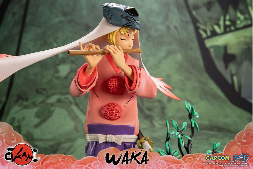 Statuette Waka First 4 Figures, vue de face et de profil