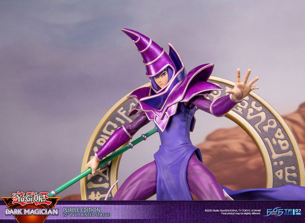 Boîte de la statuette Yu-Gi-Oh! Dark Magician Purple F4F